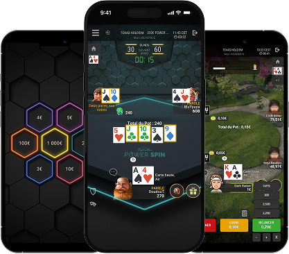 Jouez au poker sur mobile